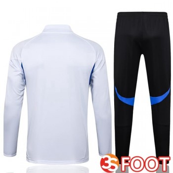 Ensemble Survetement De Foot Manchester United Blanc 2025/2026