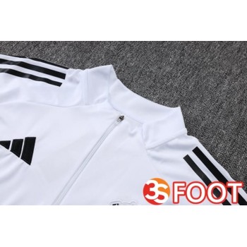 Ensemble Survetement De Foot Manchester United Blanc 2025/2026