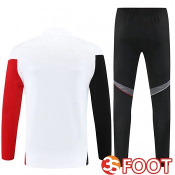 Ensemble Survetement De Foot AFC Ajax Blanc 2025/2026