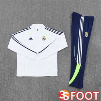 Ensemble Survetement De Foot Real Madrid Blanc 2025/2026
