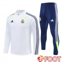 Ensemble Survetement De Foot Real Madrid Blanc 2025/2026