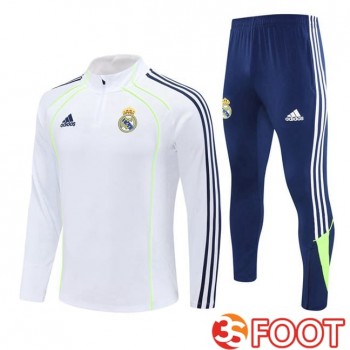 Ensemble Survetement De Foot Real Madrid Blanc 2025/2026