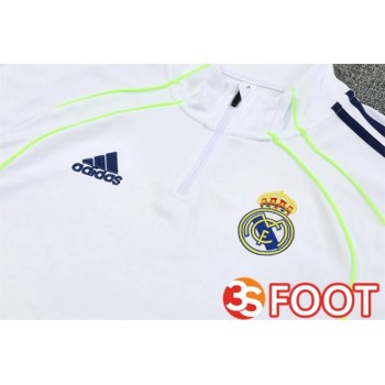 Ensemble Survetement De Foot Real Madrid Blanc 2025/2026