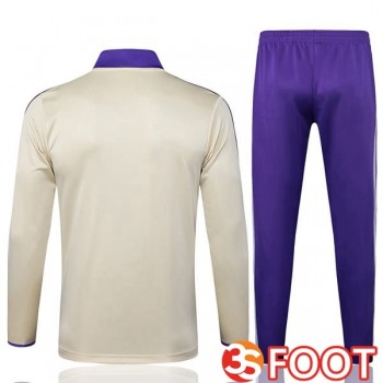 Ensemble Survetement De Foot Real Madrid Jaune 2025/2026