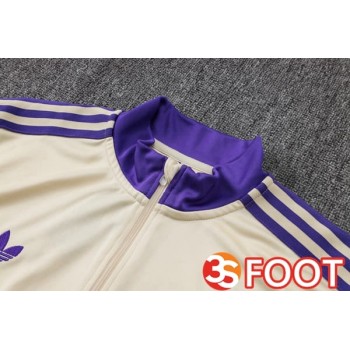 Ensemble Survetement De Foot Real Madrid Jaune 2025/2026