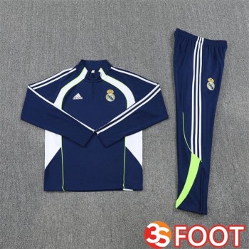 Ensemble Survetement De Foot Real Madrid Bleu Royal 2025/2026