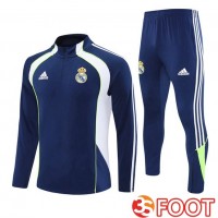 Ensemble Survetement De Foot Real Madrid Bleu Royal 2025/2026