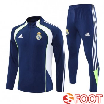 Ensemble Survetement De Foot Real Madrid Bleu Royal 2025/2026