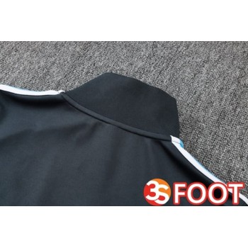 Ensemble Veste Survetement De Foot Argentine Gris 2025/2026