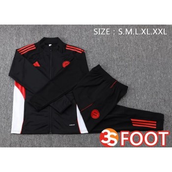 Ensemble Veste Survetement De Foot Bayern Munich Noir 2025/2026