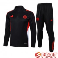 Ensemble Veste Survetement De Foot Bayern Munich Noir 2025/2026