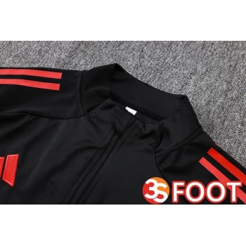 Ensemble Veste Survetement De Foot Bayern Munich Noir 2025/2026