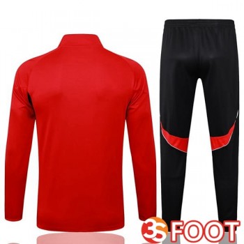 Ensemble Veste Survetement De Foot Arsenal Rouge 2025/2026