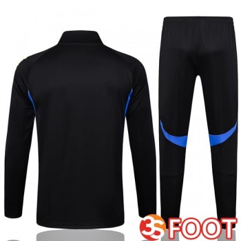 Ensemble Veste Survetement De Foot Manchester United Noir 2025/2026