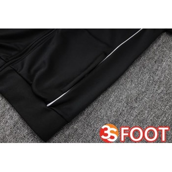 Ensemble Veste Survetement De Foot Real Madrid Noir 2025/2026