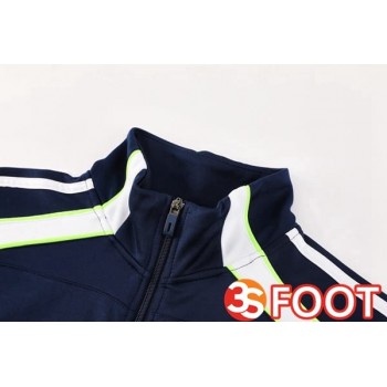 Ensemble Veste Survetement De Foot Real Madrid Bleu Royal 2025/2026