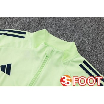 Ensemble Veste Survetement De Foot Real Madrid Vert 2025/2026