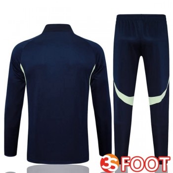 Ensemble Veste Survetement De Foot Real Madrid Bleu Royal 2025/2026