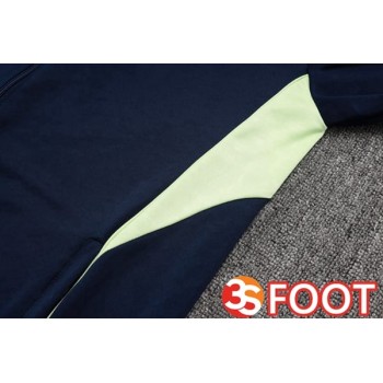Ensemble Veste Survetement De Foot Real Madrid Bleu Royal 2025/2026