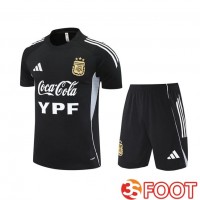 Ensemble Training T-Shirts Argentine + Shorts Noir 2025/2026