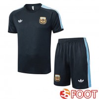 Ensemble Training T-Shirts Argentine + Shorts Gris 2025/2026