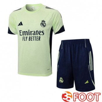Ensemble Training T-Shirts Real Madrid + Shorts Vert 2025/2026