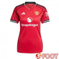 Maillot De Foot Manchester United Femme Domicile Rouge 2025/2026