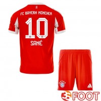 Maillot De Foot Bayern Munich (Sané 10) Enfant Domicile Rouge 2025/2026