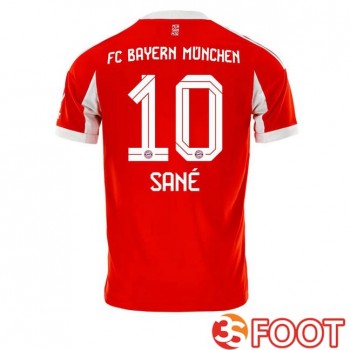 Maillot De Foot Bayern Munich (Sané 10) Domicile Rouge 2025/2026
