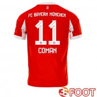 Maillot De Foot Bayern Munich (Coman 11) Domicile Rouge 2025/2026