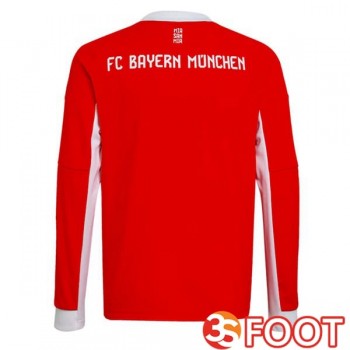 Maillot De Foot Bayern Munich Domicile Manche longue Rouge 2025/2026