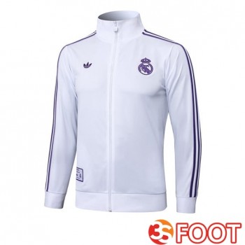 Veste Foot Real Madrid Blanc 2025/2026