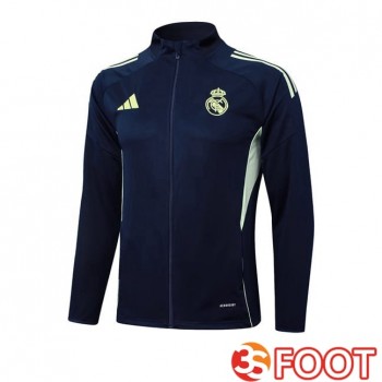 Veste Foot Real Madrid Bleu Royal 2025/2026