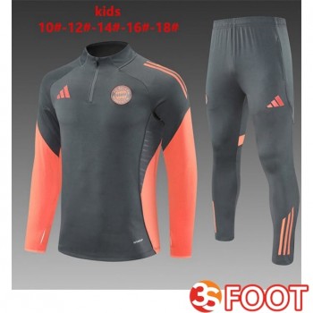 Ensemble Survetement De Foot Bayern Munich Enfant Gris 2025/2026