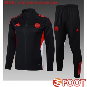Ensemble Veste Survetement De Foot Bayern Munich Enfant Noir 2025/2026
