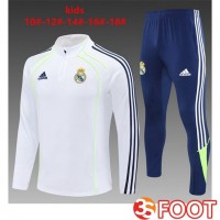 Ensemble Survetement De Foot Real Madrid Enfant Blanc 2025/2026