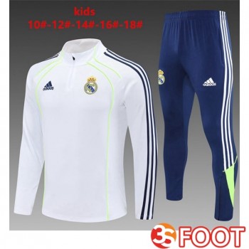 Ensemble Survetement De Foot Real Madrid Enfant Blanc 2025/2026