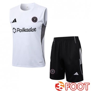 Gilet Foot Inter Miami CF + Shorts Blanc 2025/2026