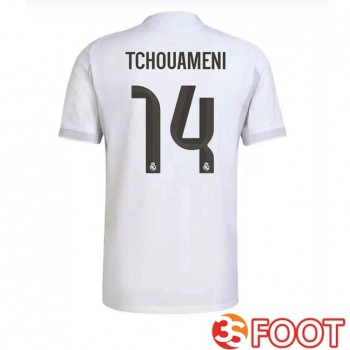 Maillot De Foot Real Madrid (Tchouameni 14) Domicile Blanc 2025/2026