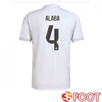 Maillot De Foot Real Madrid (Alaba 4) Domicile Blanc 2025/2026
