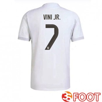 Maillot De Foot Real Madrid (Vini Jr. 7) Domicile Blanc 2025/2026