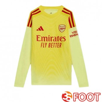 Maillot De Foot Arsenal Gardien De but Manche longue Jaune 2025/2026