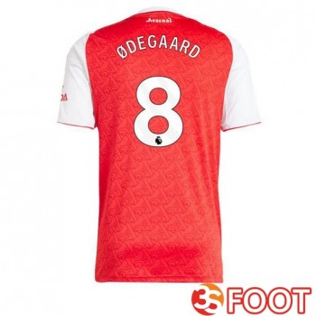 Maillot De Foot Arsenal (ØDEGAARD 8) Domicile Rouge Blanc 2025/2026