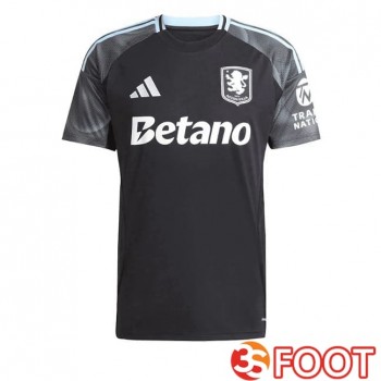 Maillot De Foot Aston Villa Exterieur Noir 2025/2026