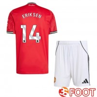 Maillot De Foot Manchester United (ERIKSEN 14) Enfant Domicile Rouge 2025/2026