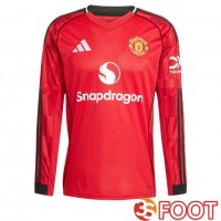 Maillot De Foot Manchester United Domicile Manche longue Rouge 2025/2026