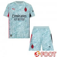 Maillot De Foot AC Milan Enfant Gardien De but Bleu 2025/2026