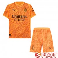 Maillot De Foot AC Milan Enfant Gardien De but Orange 2025/2026