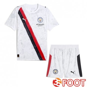 Maillot Manchester City Club World Cup Enfant Domicile Blanc 2025/2026