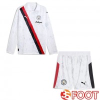 Maillot Manchester City Club World Cup Enfant Domicile Manche longue Blanc 2025/2026